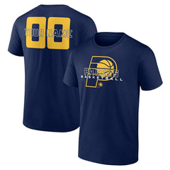 Indiana Pacers Stellar Personalized Name & Number T-Shirt Navy