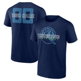 Minnesota Timberwolves Stellar Personalized Name & Number T-Shirt Navy