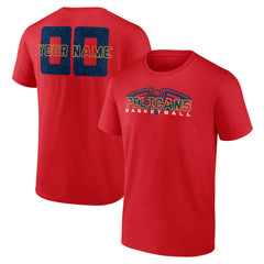 New Orleans Pelicans Stellar Personalized Name & Number T-Shirt Red