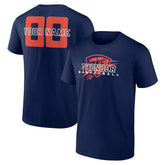 Oklahoma City Thunder Stellar Personalized Name & Number T-Shirt Navy