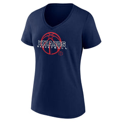 Washington Wizards Women's Stellar Personalized Name & Number V-Neck T-Shirt Navy