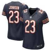 Nike Roschon Johnson Chicago Bears Women's Team Game Jersey Navy