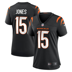 Nike Charlie Jones Cincinnati Bengals Women's Team Game Jersey Black