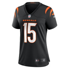 Nike Charlie Jones Cincinnati Bengals Women's Team Game Jersey Black