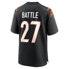 Nike Jordan Battle Cincinnati Bengals Team Game Jersey Black