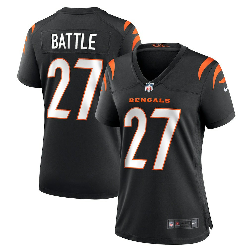 Nike Jordan Battle Cincinnati Bengals Women's Team Game Jersey Black