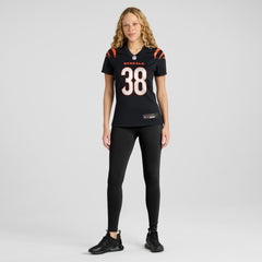 Nike DJ Ivey Cincinnati Bengals Women's Team Game Jersey Black