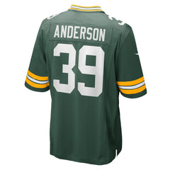 Nike Zayne Anderson Green Bay Packers Team Game Jersey Green