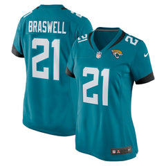 Nike Christian Braswell Jacksonville Jaguars Women's Team Game Jersey Teal