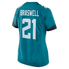 Nike Christian Braswell Jacksonville Jaguars Women's Team Game Jersey Teal