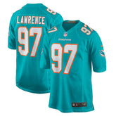 Nike Rashard Lawrence Miami Dolphins Team Game Jersey Aqua