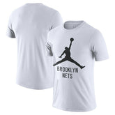 Brooklyn Nets Essential Jumpman T-Shirt White | Nike Near Me