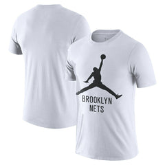 Brooklyn Nets Essential Jumpman T-Shirt White | Nike Near Me