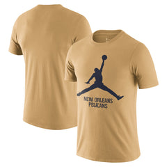 New Orleans Pelicans Essential Jumpman T-Shirt Gold | Nike online