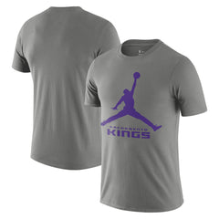 Sacramento Kings Essential Jumpman T-Shirt Gray | Nike outlet