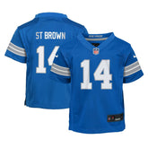 Nike Amon-Ra St. Brown Detroit Lions Preschool Player Game Jersey Blue