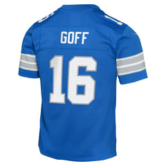 Nike Jared Goff Detroit Lions Youth Game Jersey Blue