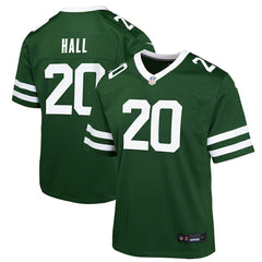 Nike Breece Hall New York Jets Youth Game Jersey Green