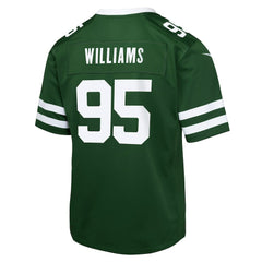 Nike Quinnen Williams New York Jets Youth Game Jersey Green