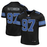 Nike Aidan Hutchinson Detroit Lions Youth Game Jersey Black