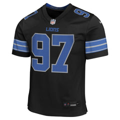 Nike Aidan Hutchinson Detroit Lions Youth Game Jersey Black
