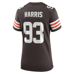 Nike Shelby Harris Cleveland Browns Women's Team Game Jersey Brown