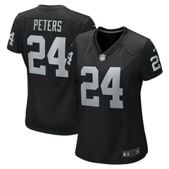 Nike Marcus Peters Las Vegas Raiders Women's Team Game Jersey Black