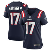 Nike Bryce Baringer New England Patriots Women's Game Jersey Navy
