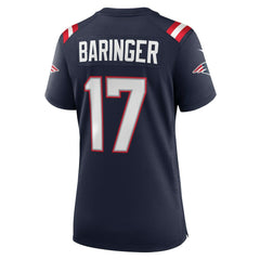 Nike Bryce Baringer New England Patriots Women's Game Jersey Navy