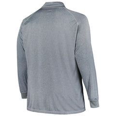 San Diego Padres Profile Big & Tall Raglan Quarter-Zip Top - Gray - MLB Lifestyle