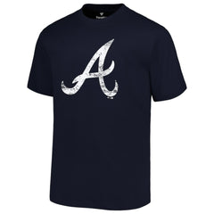 Atlanta Braves Profile Big & Tall Primary Logo T-Shirt - Navy - MLB Sale