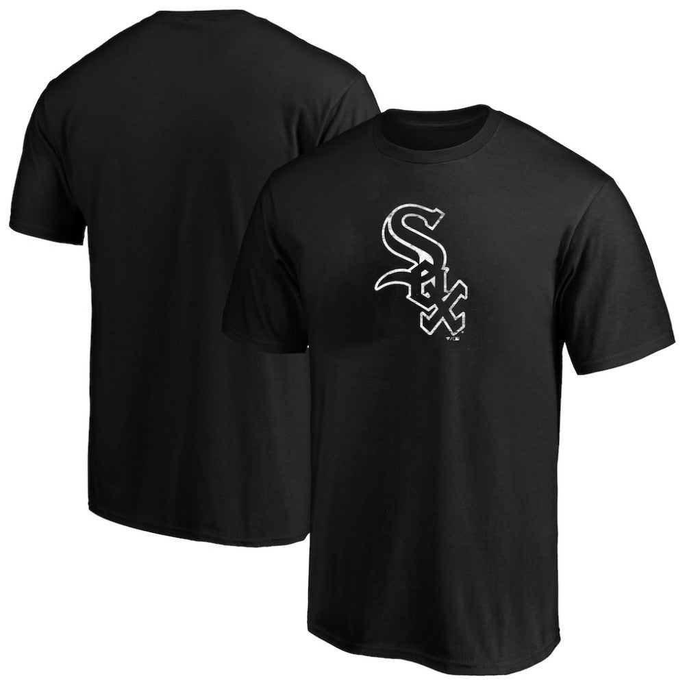 Chicago White Sox Profile Big & Tall Weathered Logo T-Shirt - Heather Black - MLB on Sale