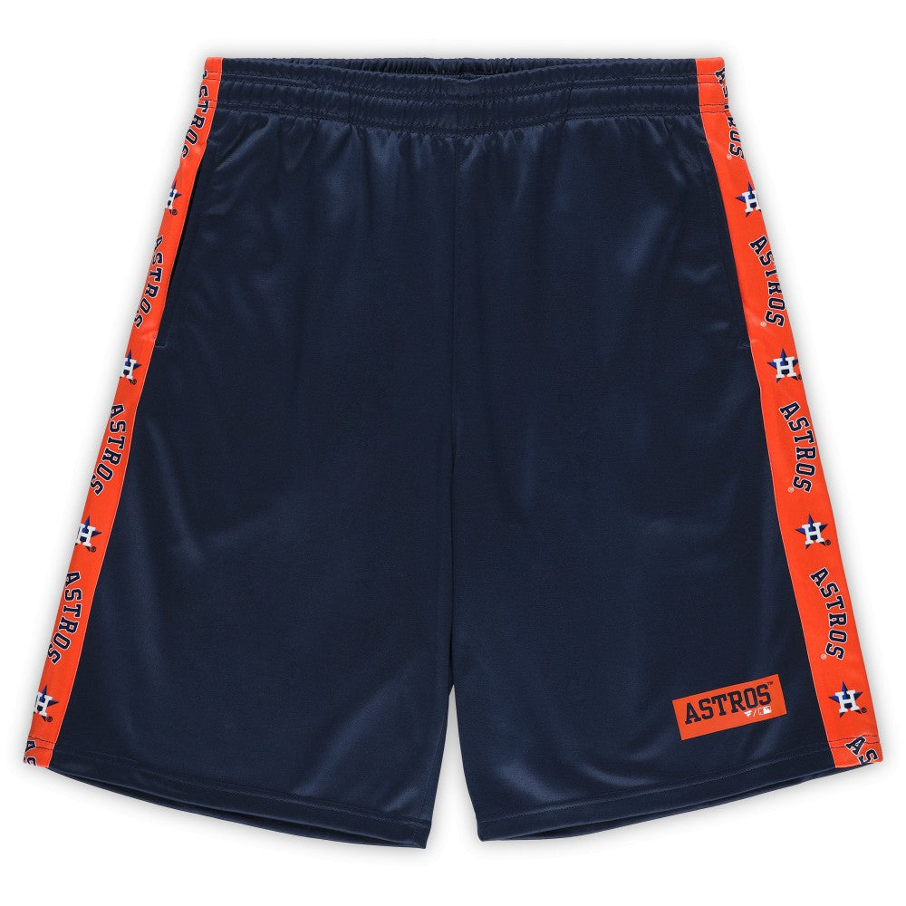 Houston Astros Profile Big & Tall Fleece Shorts - Navy - MLB on Sale