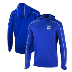 New York Rangers Columbia Omni-Wick Shotgun Long Sleeve Hoodie T-Shirt - Blue - NHL 200629181