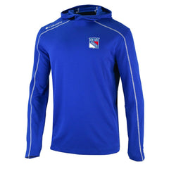 New York Rangers Columbia Omni-Wick Shotgun Long Sleeve Hoodie T-Shirt - Blue - NHL 200629181