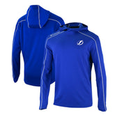 Tampa Bay Lightning Columbia Omni-Wick Shotgun Long Sleeve Hoodie T-Shirt - Blue - NHL 200629187