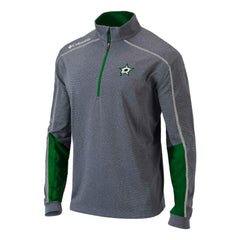 Dallas Stars Columbia Omni-Wick Shotgun 2.0 Quarter-Zip Pullover Top - Gray/Green - NHL 200629198