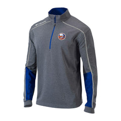 New York Islanders Columbia Omni-Wick Shotgun 2.0 Quarter-Zip Pullover Top - Gray/Blue - NHL 200629205