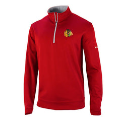 Chicago Blackhawks Columbia Omni-Wick Wickhams Hills Half-Zip Pullover Top - Red - NHL 200629225
