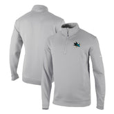 San Jose Sharks Columbia Omni-Wick Wickhams Hills Half-Zip Pullover Top - Gray - NHL 200629253