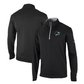 San Jose Sharks Columbia Omni-Wick Wickhams Hills Half-Zip Pullover Top - Black - NHL 200629254
