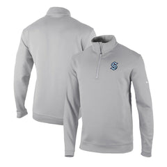 Seattle Kraken Columbia Omni-Wick Wickhams Hills Half-Zip Pullover Top - Gray - NHL 200629256