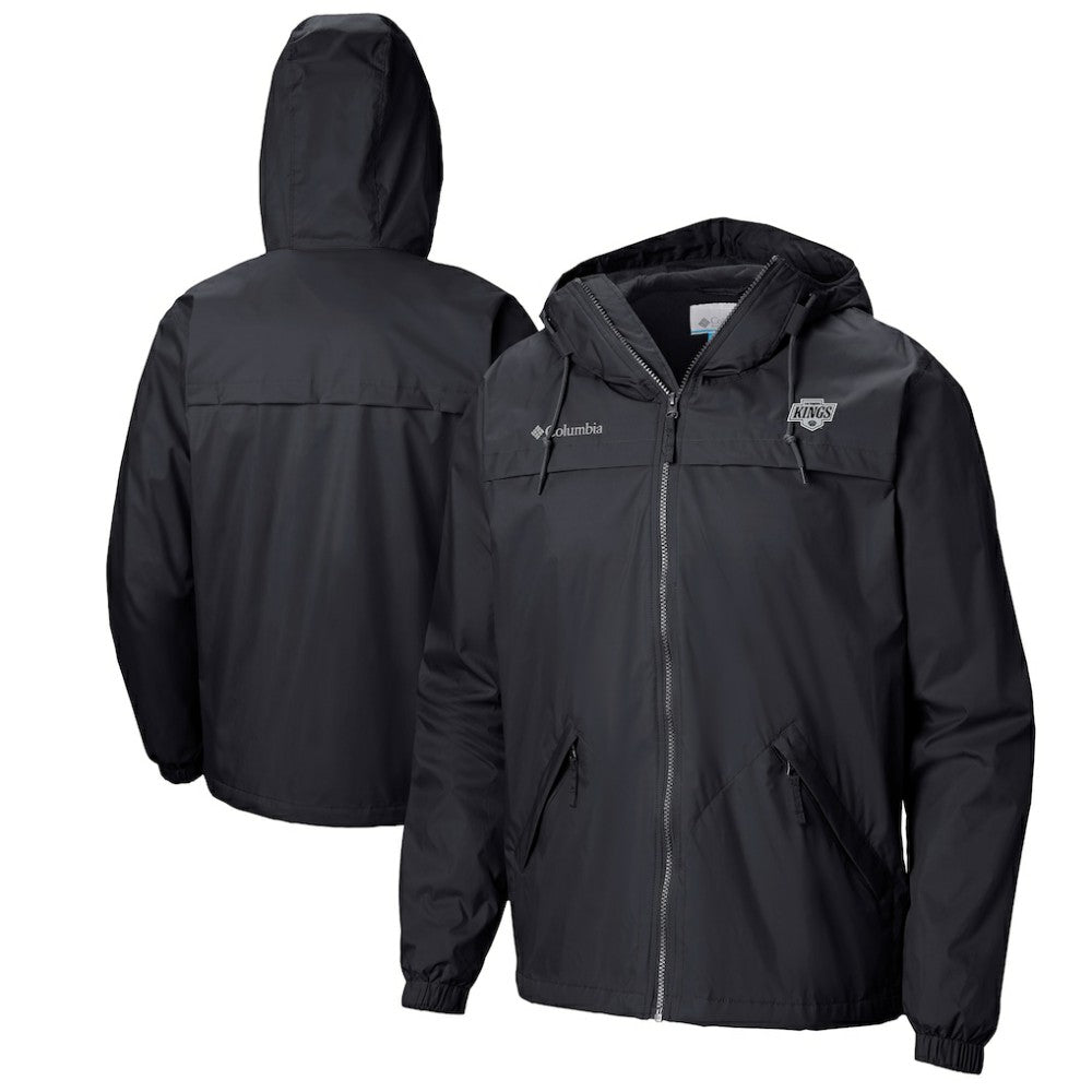 Los Angeles Kings Columbia Oroville Creek Lightweight Full-Zip Windbreaker Jacket - Black - NHL 200629328