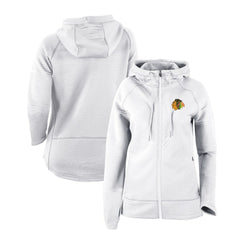 Chicago Blackhawks Columbia Women's Omni-Wick Pack It Up Full-Zip Jacket - White - NHL 200629395