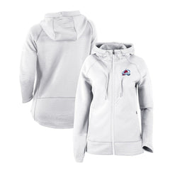 Colorado Avalanche Columbia Women's Omni-Wick Pack It Up Full-Zip Jacket - White - NHL 200629396