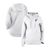 St. Louis Blues Columbia Women's Omni-Wick Pack It Up Full-Zip Jacket - White - NHL 200629411