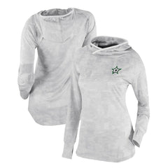 Dallas Stars Columbia Women's Omni-Wick Sunday Ball Pullover Hoodie - White - NHL 200629423