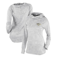 Nashville Predators Columbia Women's Omni-Wick Sunday Ball Pullover Hoodie - White - NHL 200629428
