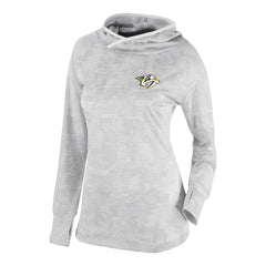 Nashville Predators Columbia Women's Omni-Wick Sunday Ball Pullover Hoodie - White - NHL 200629428
