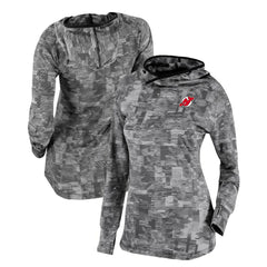 New Jersey Devils Columbia Women's Omni-Wick Sunday Ball Pullover Hoodie - Black - NHL 200629429